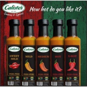 Calistos X Hot Peri Peri Sauce