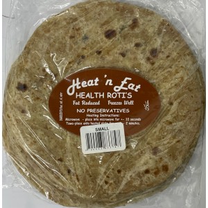 Heat & Eat Small Brown Health Roti - 10's