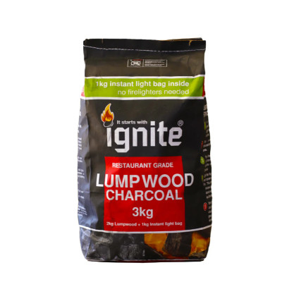 Ignite Lumpwood Charcoal 2+1