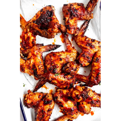 Skinless Peri Peri Chicken Wings - P/Kg