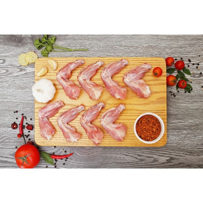 Free Range Skinless Wings - P/Kg