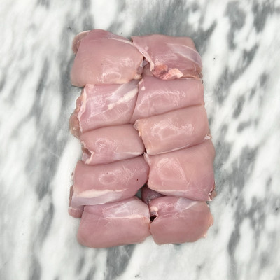 Free Range Skinless Deboned Thighs - P/Kg
