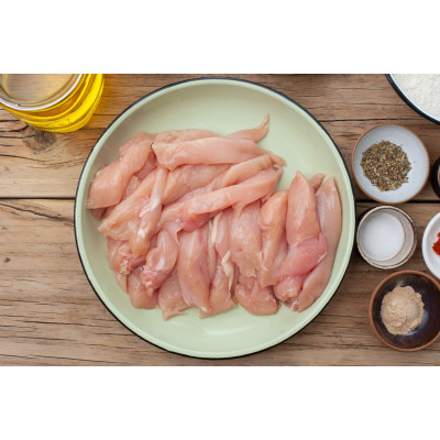 Chicken Strips Unmarinated - P/Kg